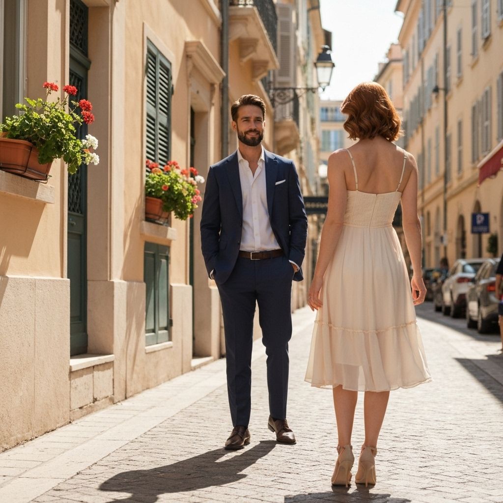 Daygame approach on European street